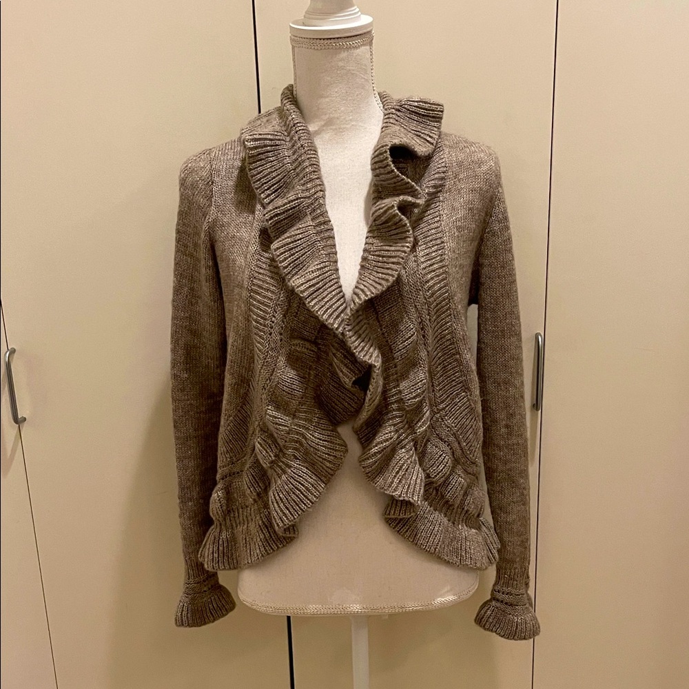 Chico’s taupe cardigan medium